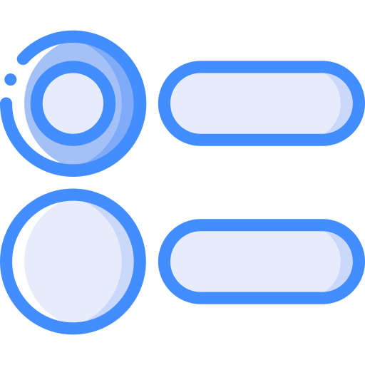 Buttons Basic Miscellany Blue icon