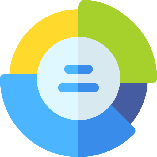 Chart Basic Rounded Flat icon