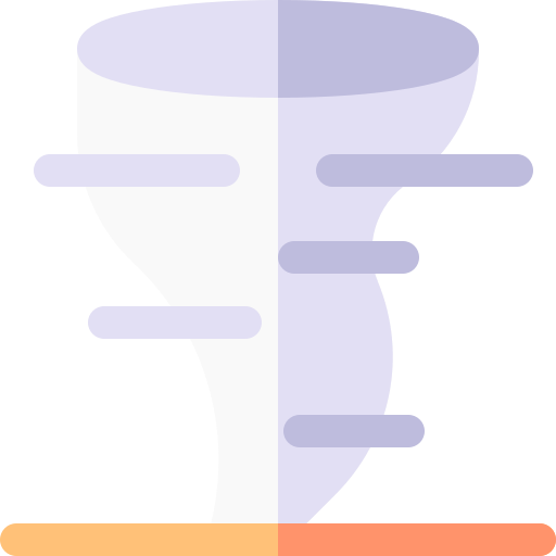 tornado Basic Rounded Flat icon