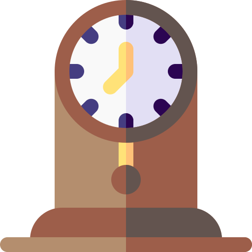 Часы Basic Rounded Flat иконка