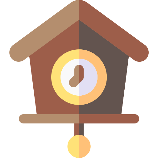 Cuckoo clock Basic Rounded Flat icon