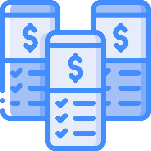 Pricing Basic Miscellany Blue icon