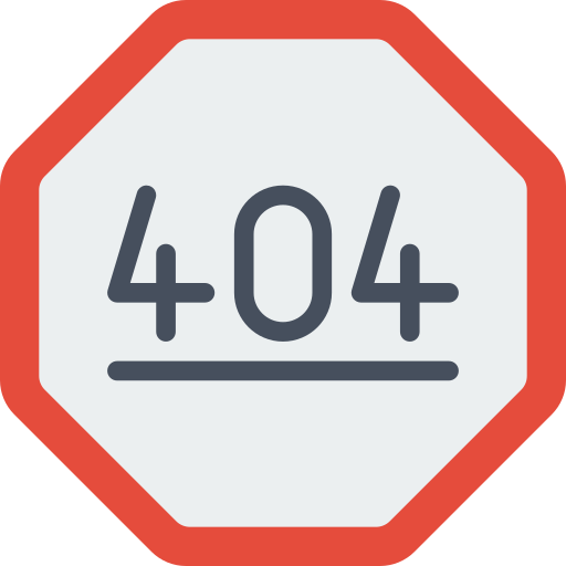 404 오류 Basic Miscellany Flat icon