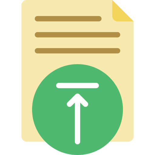 File upload Basic Miscellany Flat icon