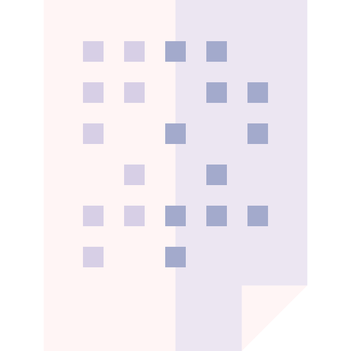braille Basic Straight Flat Icône