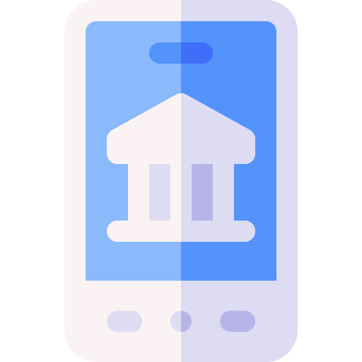 banca online Basic Rounded Flat icona