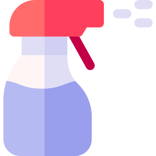 botella de spray Basic Rounded Flat icono