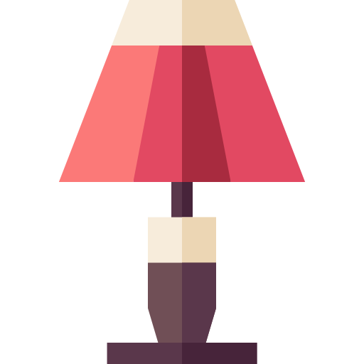 lampada da tavolo Basic Straight Flat icona