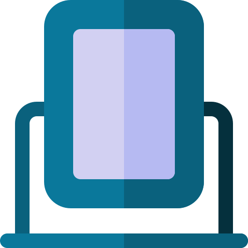 espejo Basic Rounded Flat icono