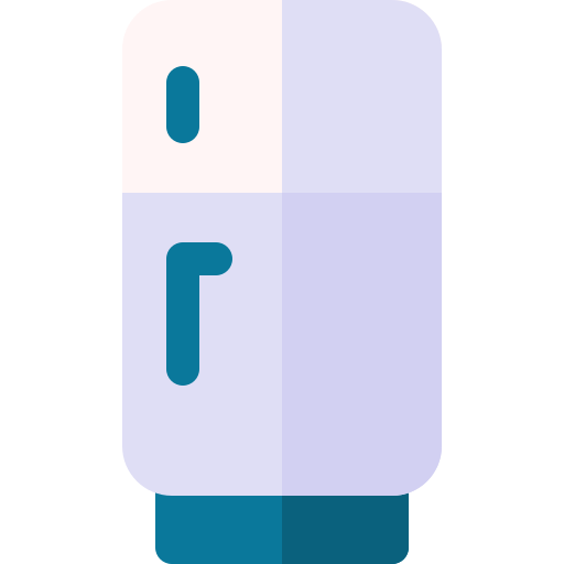 réfrigérateur Basic Rounded Flat Icône