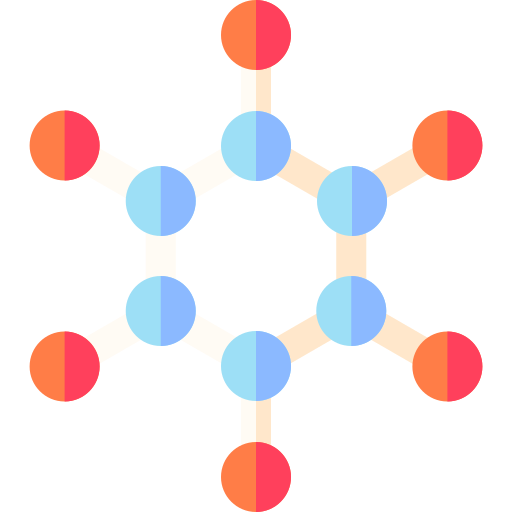 Молекула Basic Rounded Flat иконка