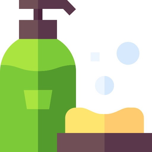 jabón líquido Basic Straight Flat icono