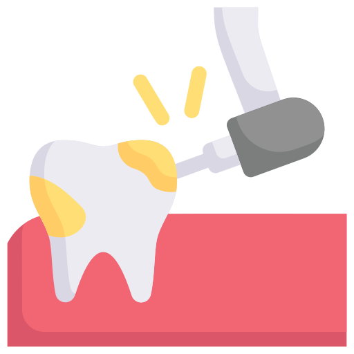 taladro de dientes Generic Flat icono