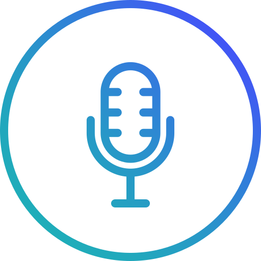 Voice recording Generic Gradient icon