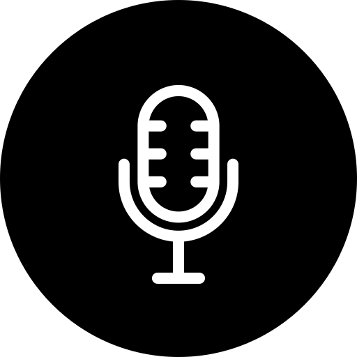 gravação de voz Generic Glyph Ícone