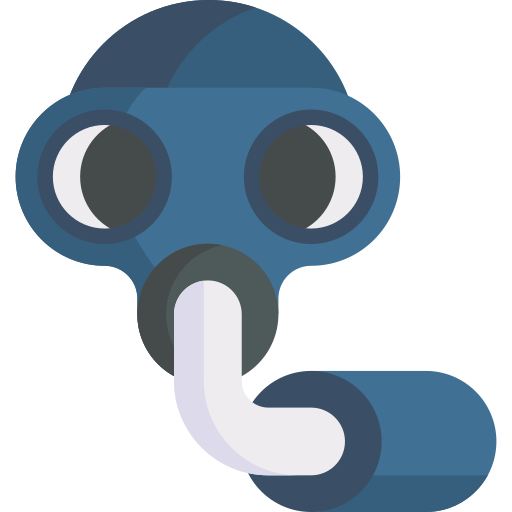 máscara de gas Special Flat icono