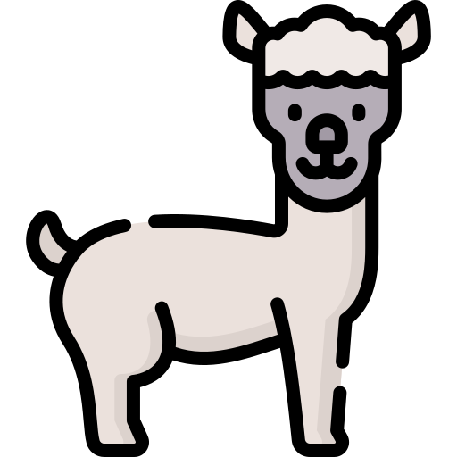 Alpaca Special Lineal color icon