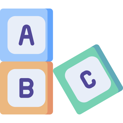 abc block Special Flat icon