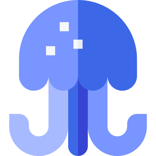 クラゲ Basic Straight Flat icon