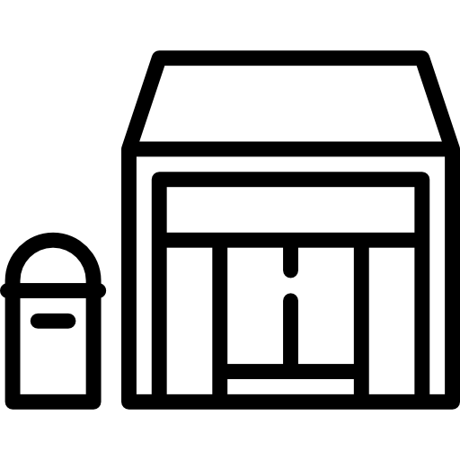 oficina de correos Special Lineal icono