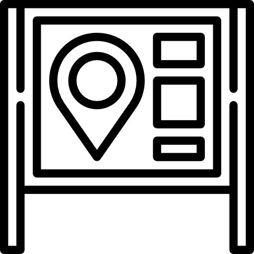 mapa Special Lineal ikona