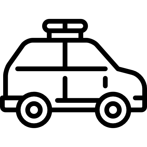 coche de policía Special Lineal icono