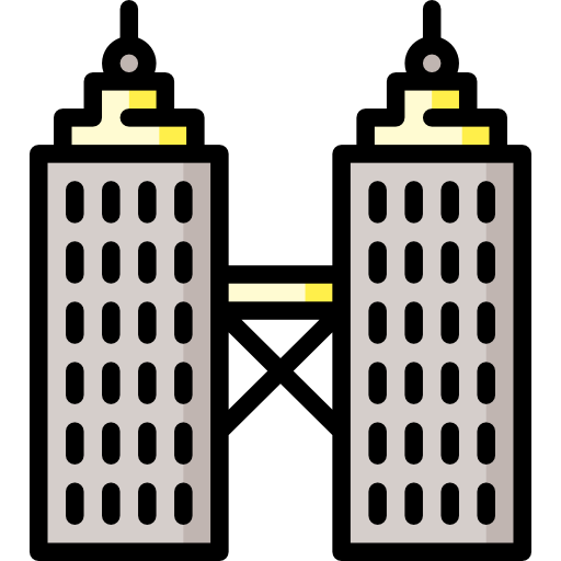 Skyscraper Special Lineal color icon