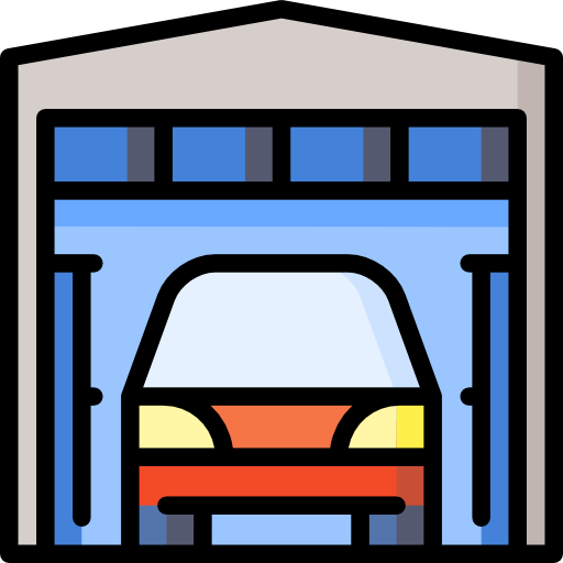 garaje Special Lineal color icono