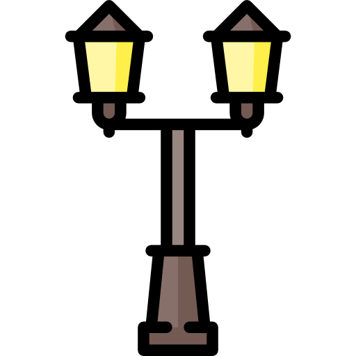 Street light Special Lineal color icon