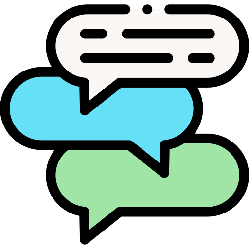 Chatting Detailed Rounded Lineal color icon