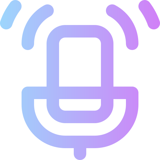 podcast Super Basic Rounded Gradient icon
