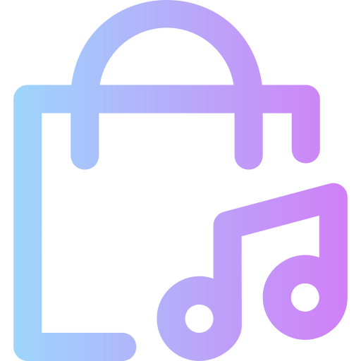 ミュージックストアアプリ Super Basic Rounded Gradient icon