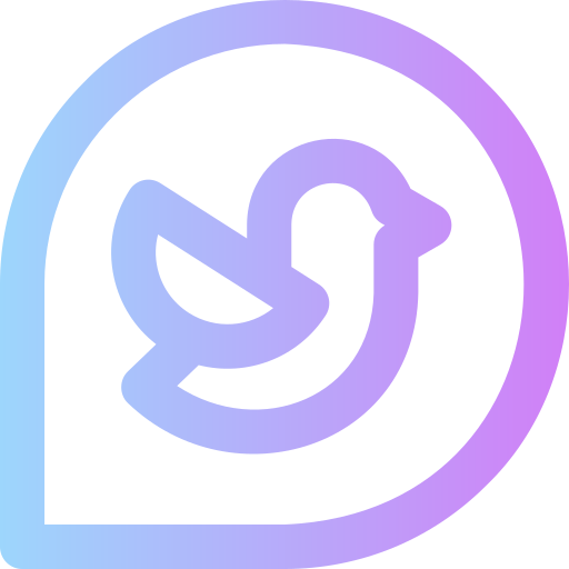 트위터 Super Basic Rounded Gradient icon