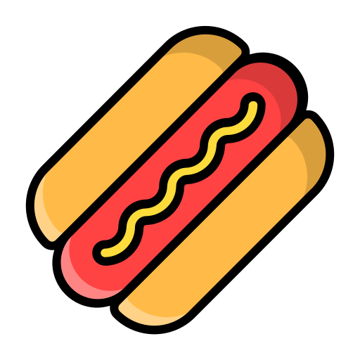 hot-dog Generic Outline Color Icône