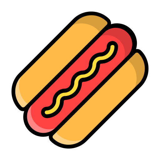 Hot dog Generic Outline Color icon