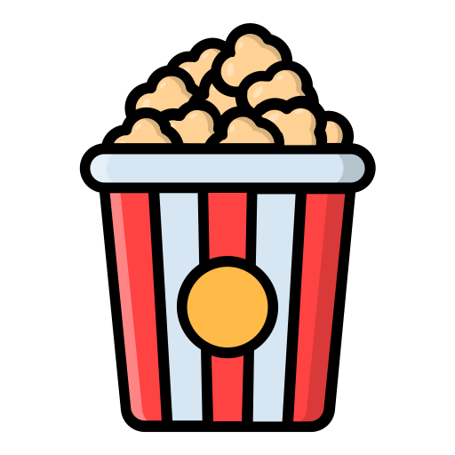 popcorn Generic Outline Color icon