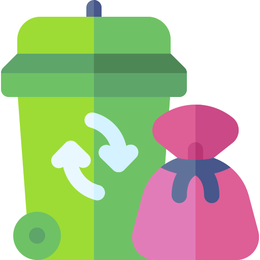Garbage Basic Rounded Flat icon