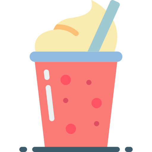 milkshake Basic Miscellany Flat icoon