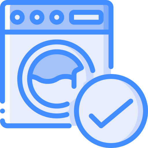 wasmachine Basic Miscellany Blue icoon