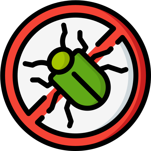 No bugs Basic Miscellany Lineal Color icon