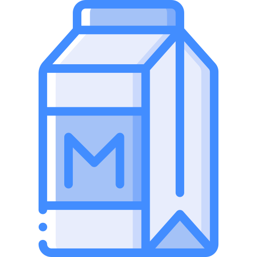 caixa de leite Basic Miscellany Blue Ícone