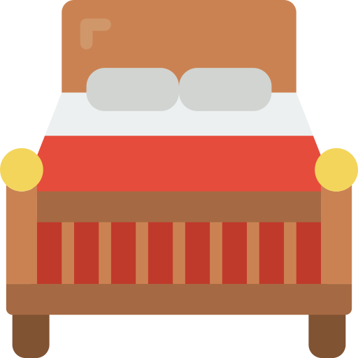 ベッド Basic Miscellany Flat icon
