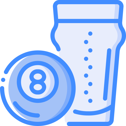 8 bal Basic Miscellany Blue icoon