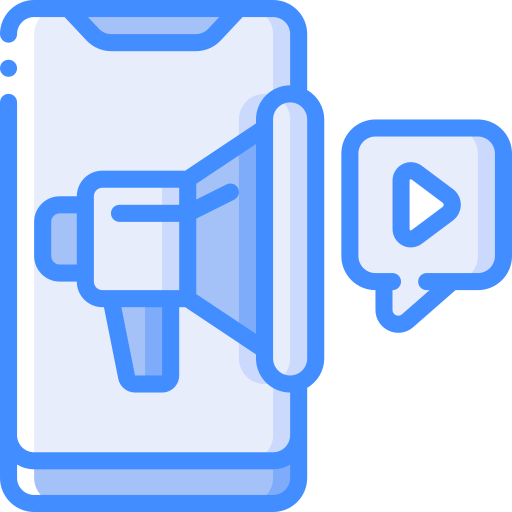 Smarphone Basic Miscellany Blue icon