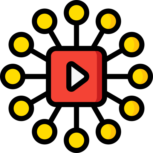 ビデオ Basic Miscellany Lineal Color icon