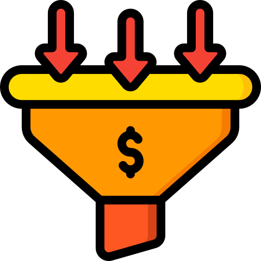 Funnel Basic Miscellany Lineal Color icon