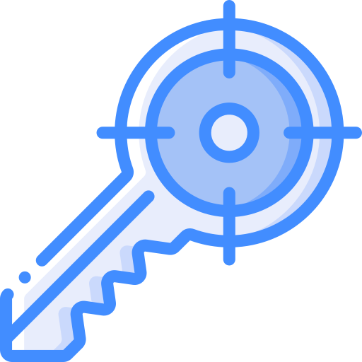 Keyword Basic Miscellany Blue icon