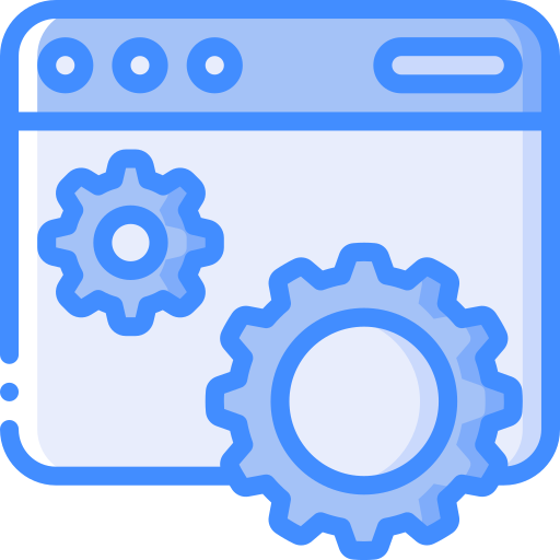 웹 브라우저 Basic Miscellany Blue icon