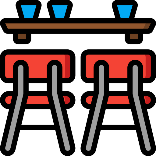 Chairs Basic Miscellany Lineal Color icon