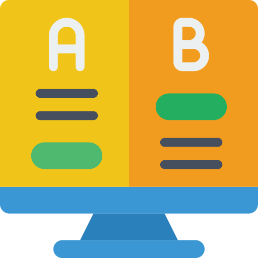 Ab testing Basic Miscellany Flat icon